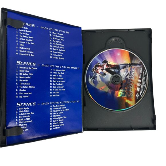 Back To The Future Complete Trilogy DVD Set 2002 Michael J Fox Christopher Lloyd - Picture 3 of 8